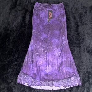 ROMWE Purple Maxi Skirt for Women | size small
